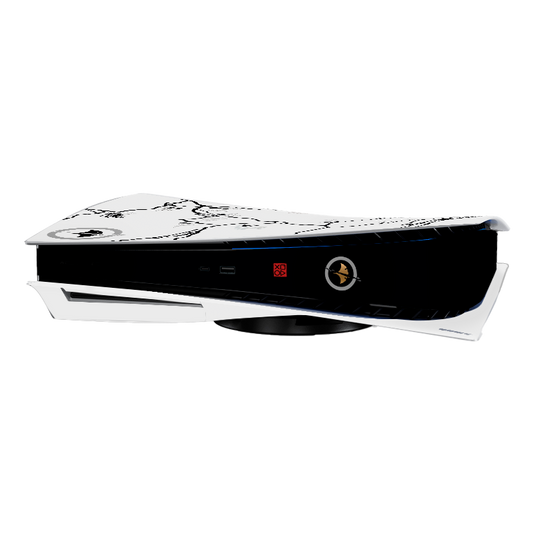 Edición Ghost of Yotei black Skin Playstation 5 Fat Xonebrand