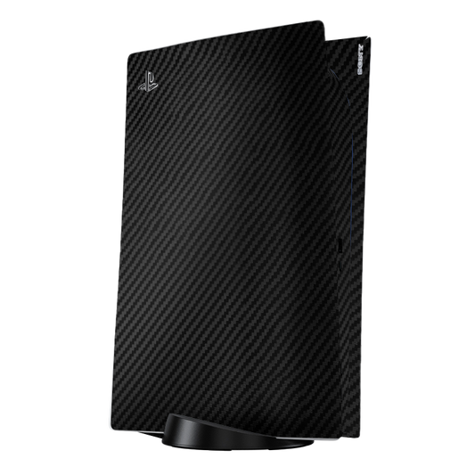 Fibra Carbono Negro Skin Playstation 5 Fat