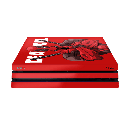 Deadpool Skin Playstation 4 Pro Xonebrand