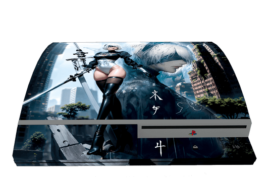 Nier Automata Skin Playstation 3 Fat Xonebrand