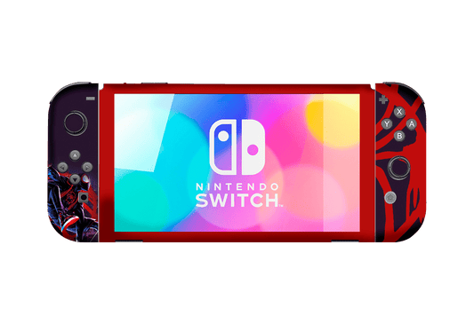 Spiderman Miles Skin Nintendo Switch OLED (2021) Xonebrand