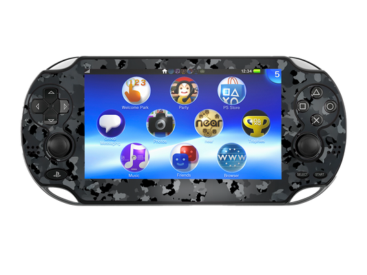 Camuflado Gris Skin Playstation Portable PSVita Fat Xonebrand