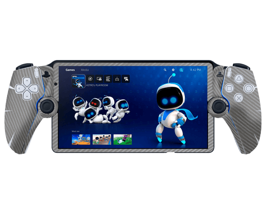 Fibra Carbono Gris Skin Playstation Portal Xonebrand