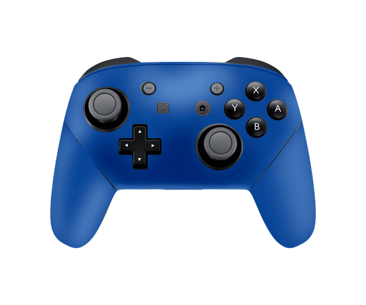 Azul Mate Skin Nintendo Switch Pro Controller