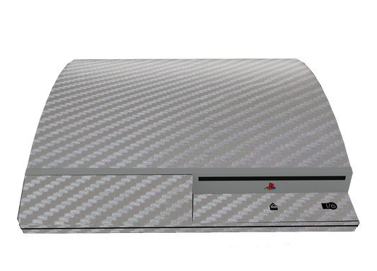 Fibra Carbono Gris Skin Playstation 3 Fat