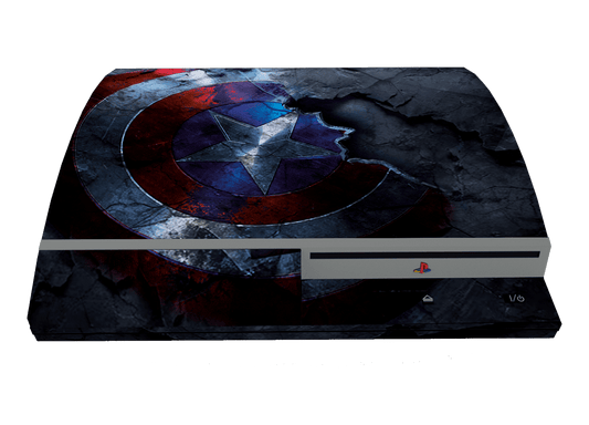 Capitan America Skin Playstation 3 Fat