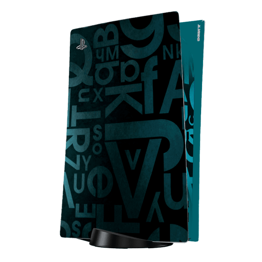 Tipografía Skin Playstation 5 Fat Xonebrand