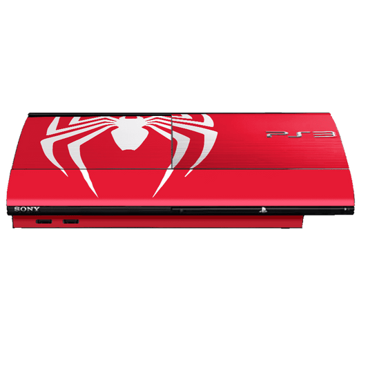 Spiderman Skin Playstation 3 Super Slim Xonebrand