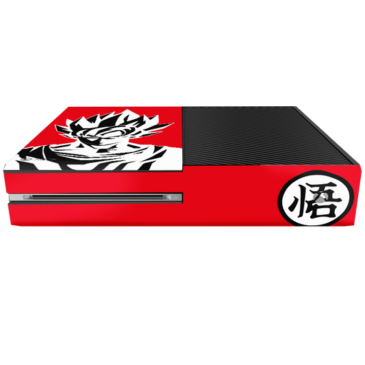 Dragon Ball Goku Skin Xbox One Fat Xonebrand
