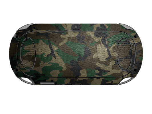 Camuflado Verde Skin Playstation Portable PSVita Fat