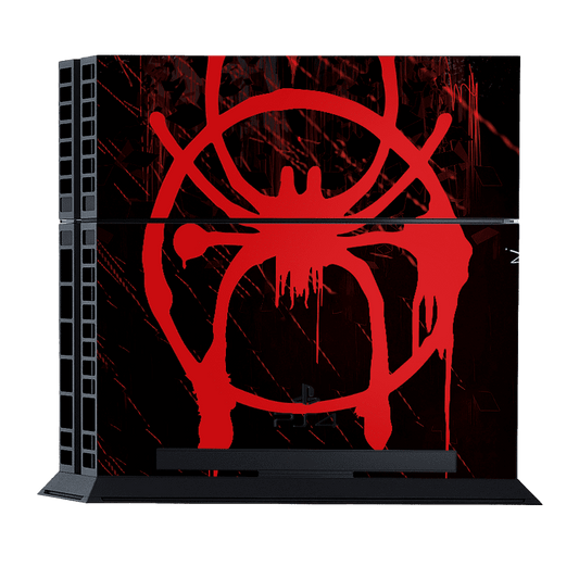 Spiderman Miles Skin Playstation 4 Fat Xonebrand