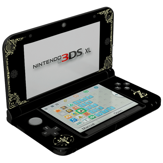 Zelda Black Skin Nintendo 3Ds XL (2012) Xonebrand