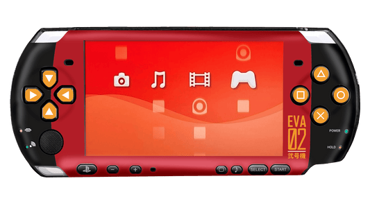 Evangelion Eva 02 Skin Playstation Portable (PSP) Xonebrand