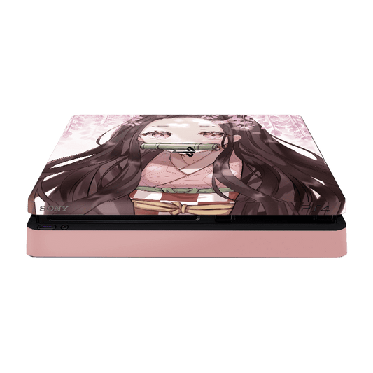 Demon Slayer Nezuko Skin Playstation 4 Slim Xonebrand