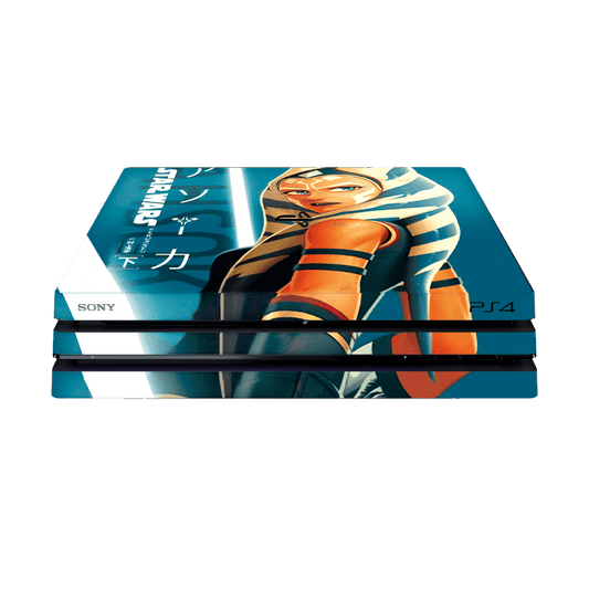 Star Wars Asoka Skin Playstation 4 Pro Xonebrand