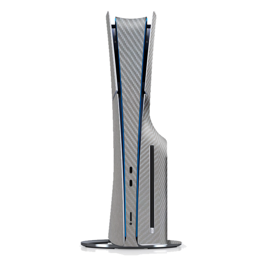 Fibra Carbono Gris Skin Playstation 5 Slim