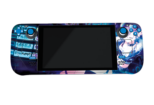 Silver Wolft Steam Deck Skin Xonebrand