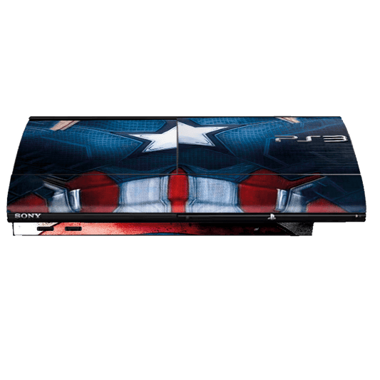 Capitan America Skin Playstation 3 Super Slim