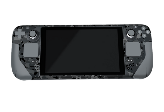 Black Camo Steam Deck Skin Xonebrand