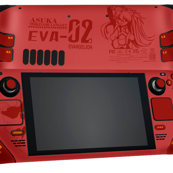 Evangelion Eva 02 Steam Deck Skin Xonebrand