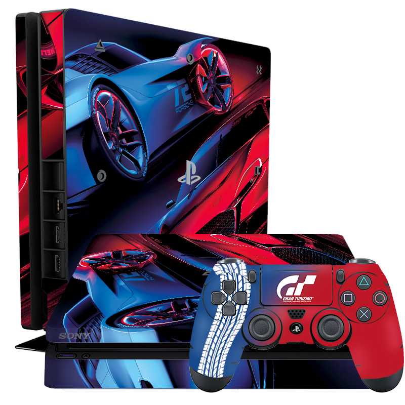Gran Turismo Skin Playstation 4 Slim Xonebrand