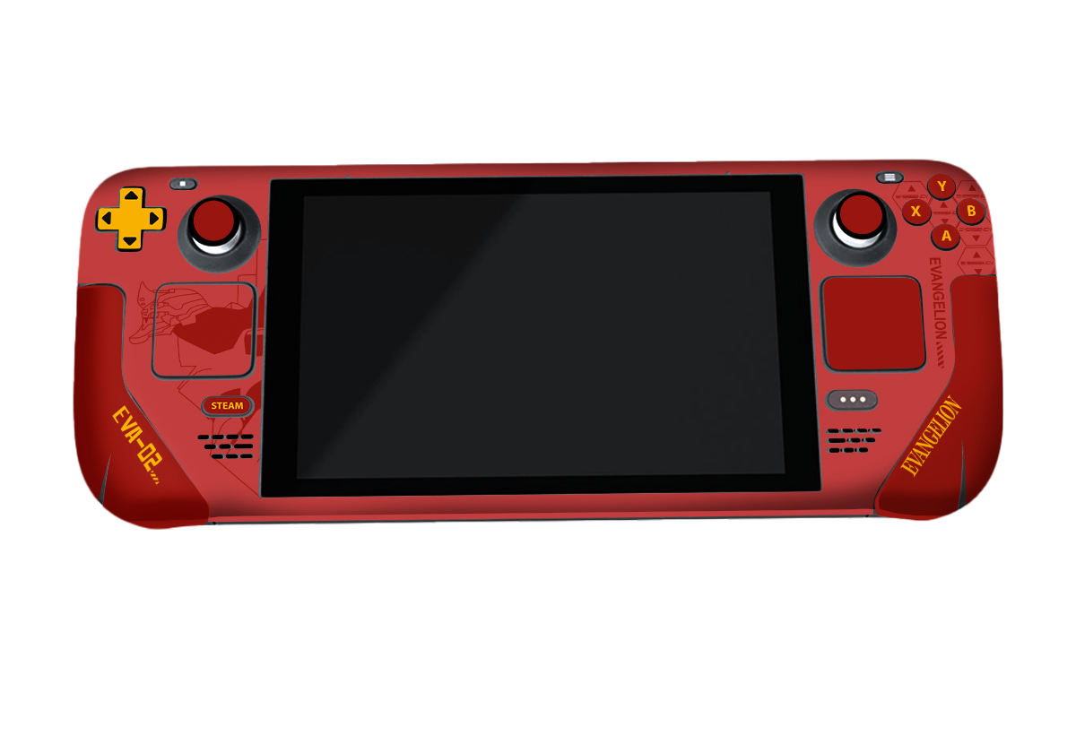 Evangelion Eva 02 Steam Deck Skin Xonebrand