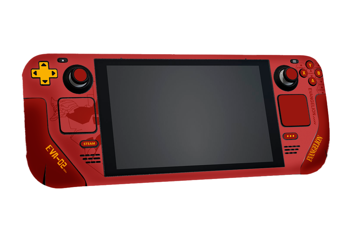 Evangelion Eva 02 Steam Deck Skin Xonebrand