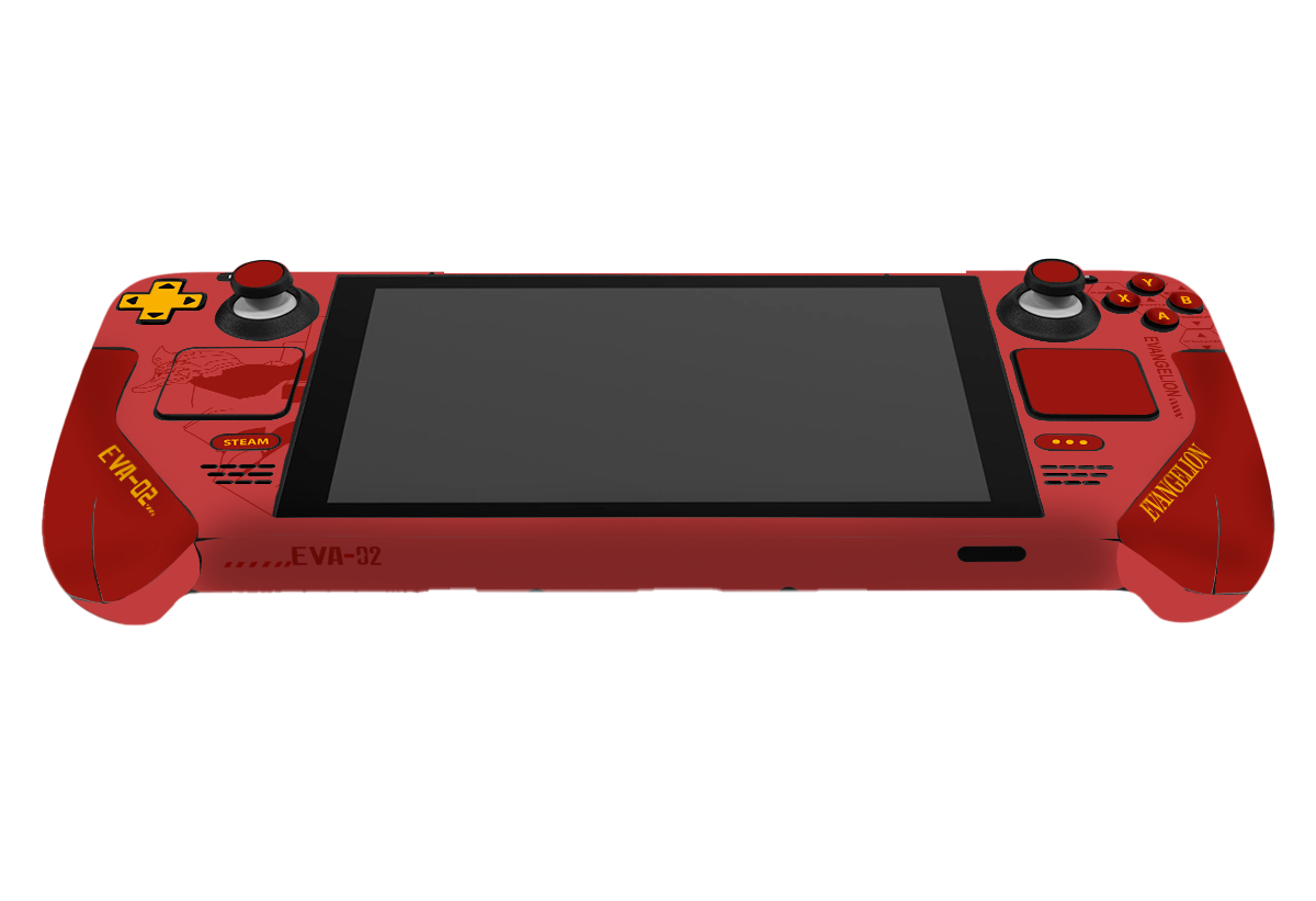 Evangelion Eva 02 Steam Deck Skin Xonebrand