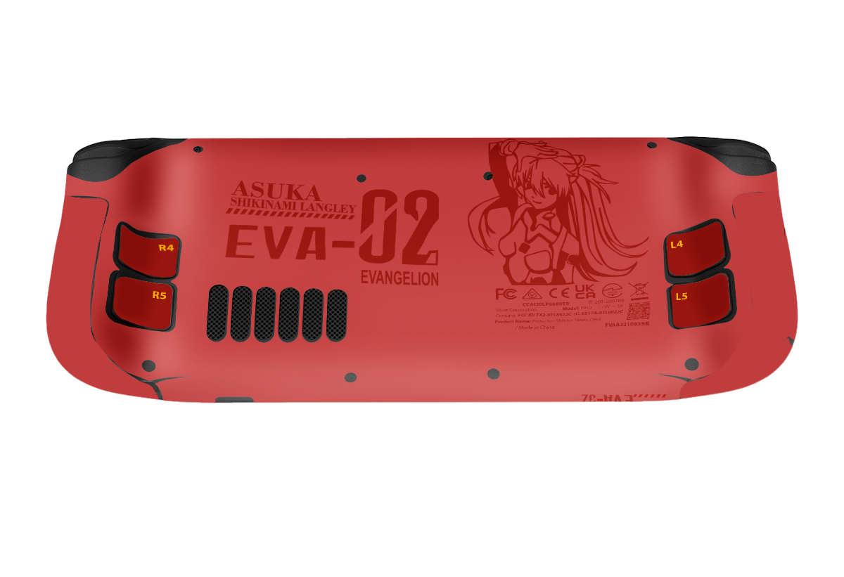 Evangelion Eva 02 Steam Deck Skin Xonebrand