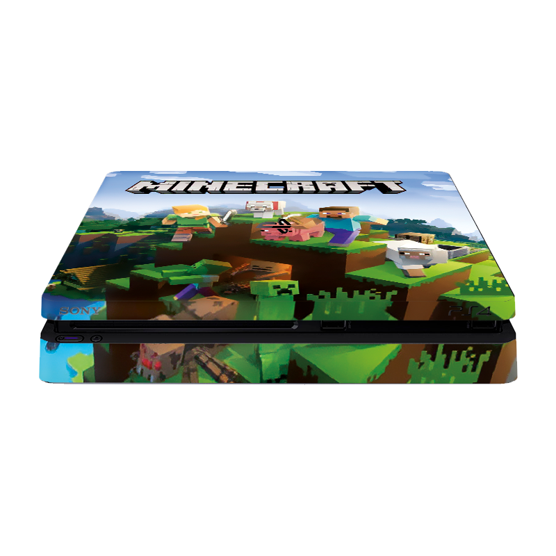 Minecraft Vinil Minecraft PS4 Slim Skin – Premium Console Vinyl Wrap – Xonebrand ...
