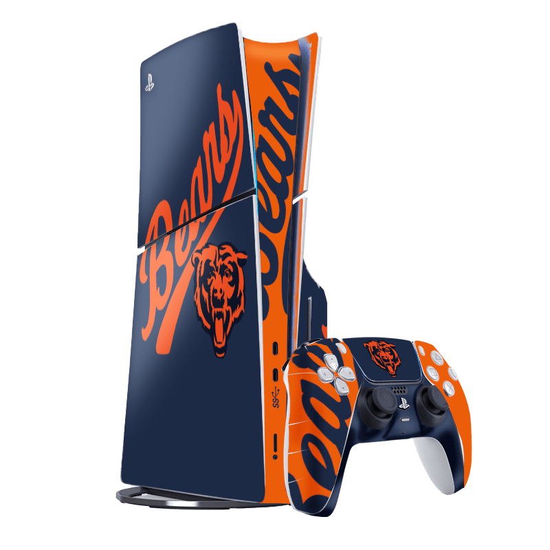 Chicago Bears Skin Playstation 5 Slim Xonebrand