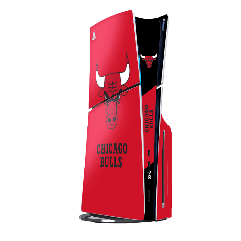 Chicago Bulls Skin Playstation 5 Slim Xonebrand
