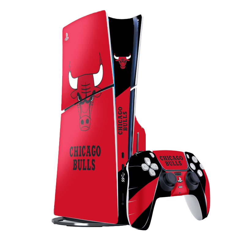 Chicago Bulls Skin Playstation 5 Slim Xonebrand
