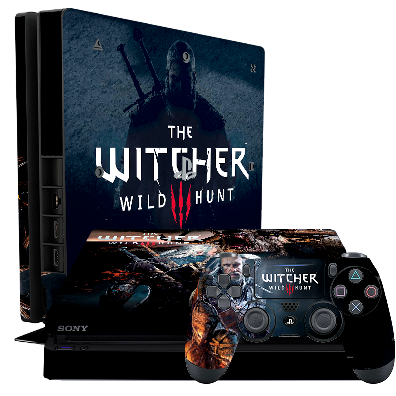 The Wincher Skin Playstation 4 Slim Xonebrand