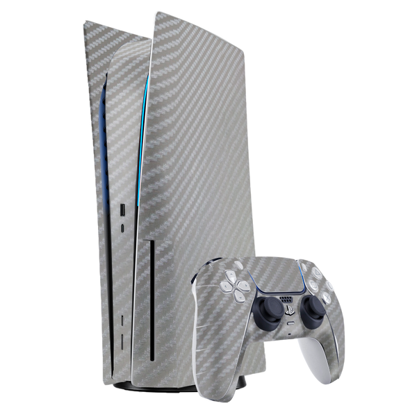 Gray Carbon Fiber Skin Playstation 5 Fat
