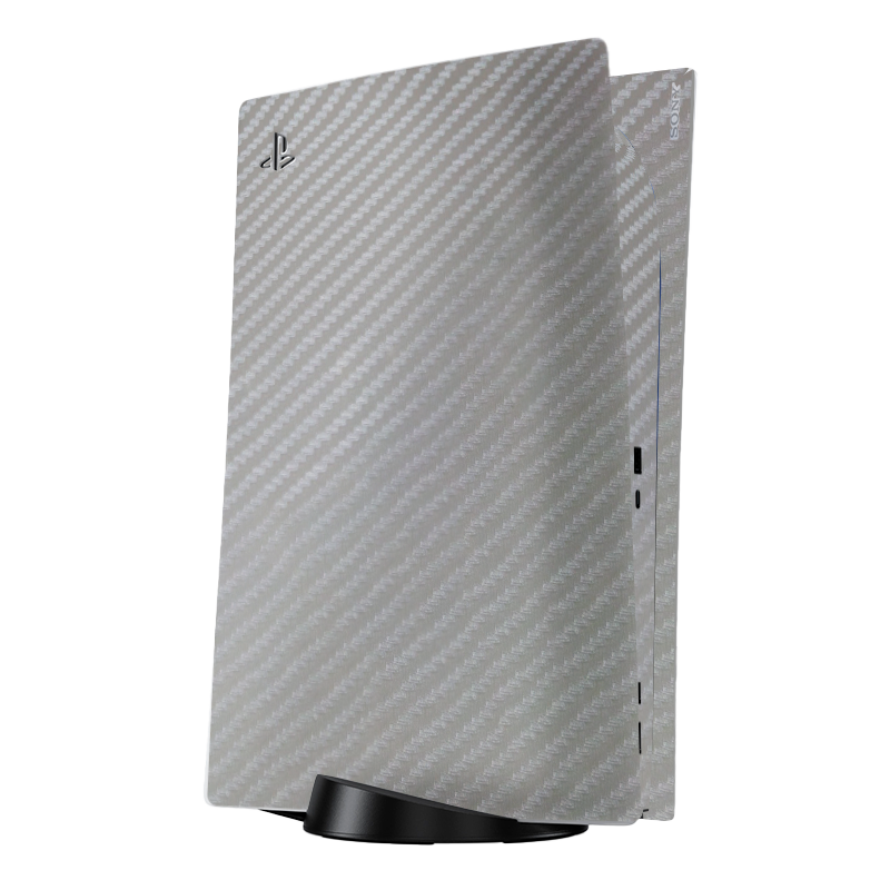 Gray Carbon Fiber Skin Playstation 5 Fat