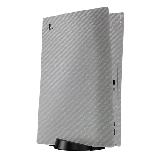 Fibra Carbono Gris Skin Playstation 5 Fat