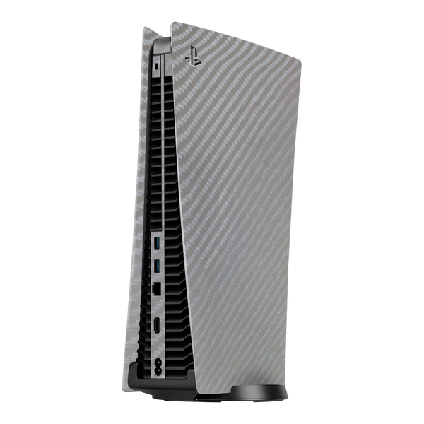 Gray Carbon Fiber Skin Playstation 5 Fat