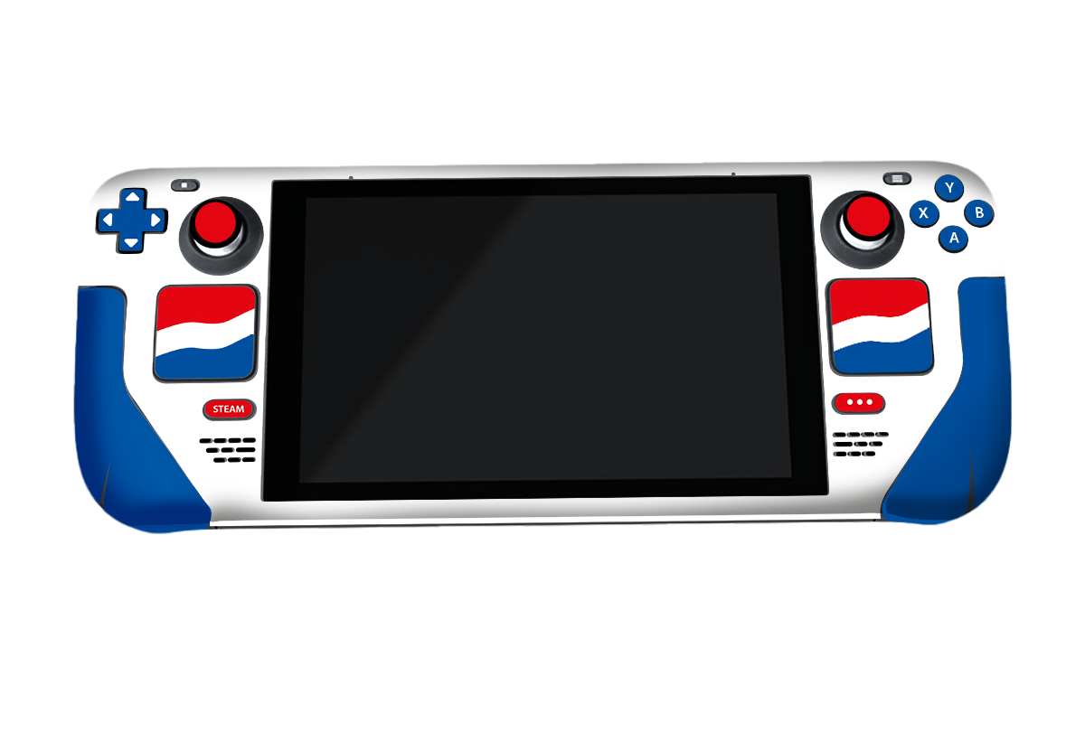 Estilo Pepsi Steam Deck Skin Xonebrand