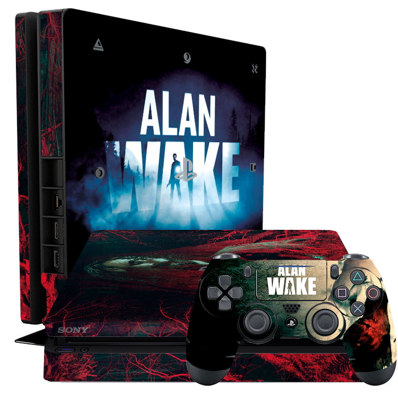 Alan Wake Skin Playstation 4 Slim Xonebrand