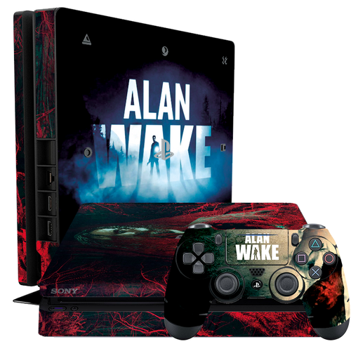 Alan Wake Skin Playstation 4 Slim Xonebrand