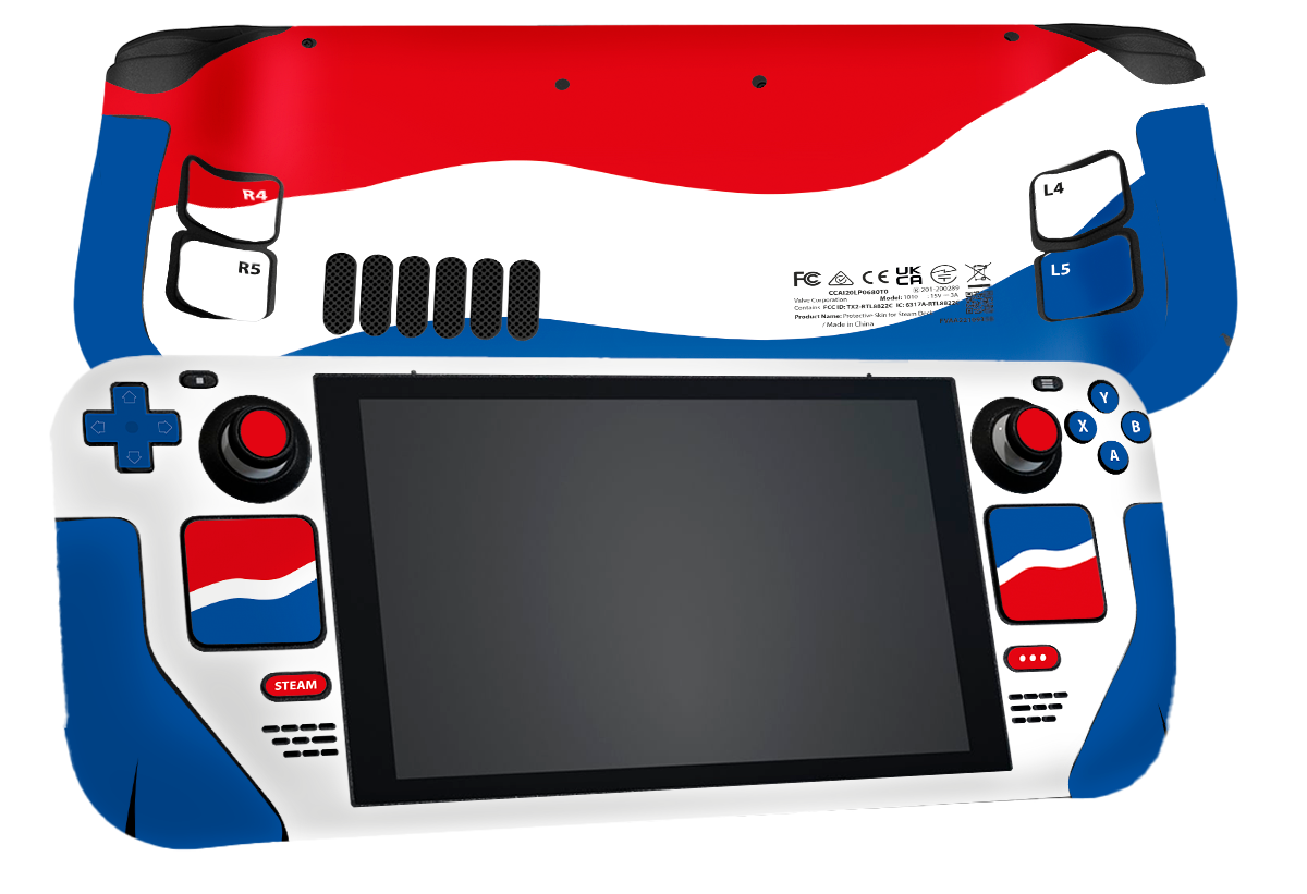 Estilo Pepsi Steam Deck Skin