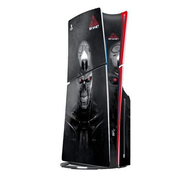 Terminator Synet Skin Playstation 5 Slim Xonebrand