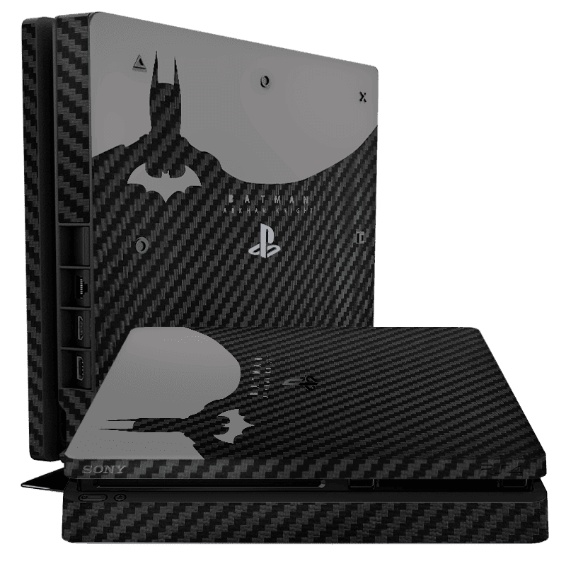 Batman Fibra Carbono Skin Playstation 4 Slim Xonebrand