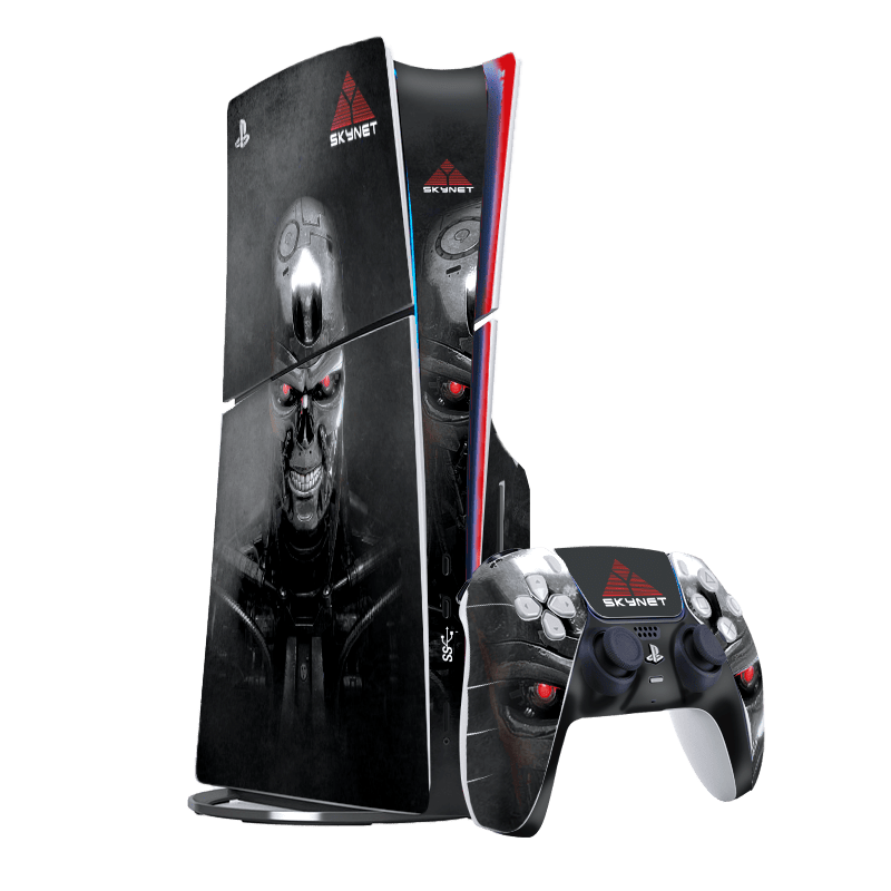 Terminator Synet Skin Playstation 5 Slim Xonebrand