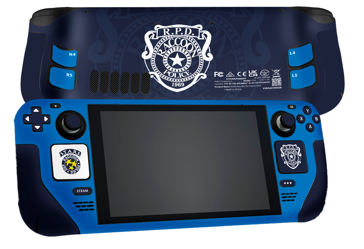 Resident Evil Dep. Raccoon Steam Deck Skin Xonebrand