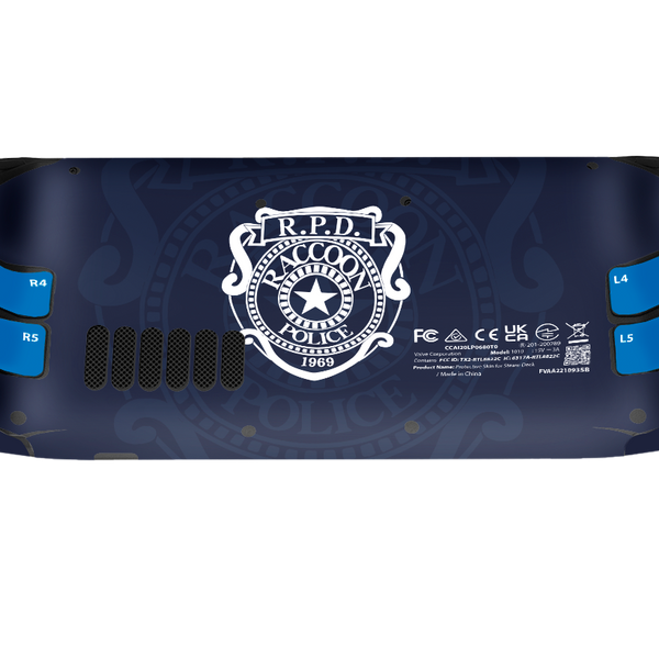 Resident Evil Dep. Raccoon Steam Deck Skin Xonebrand
