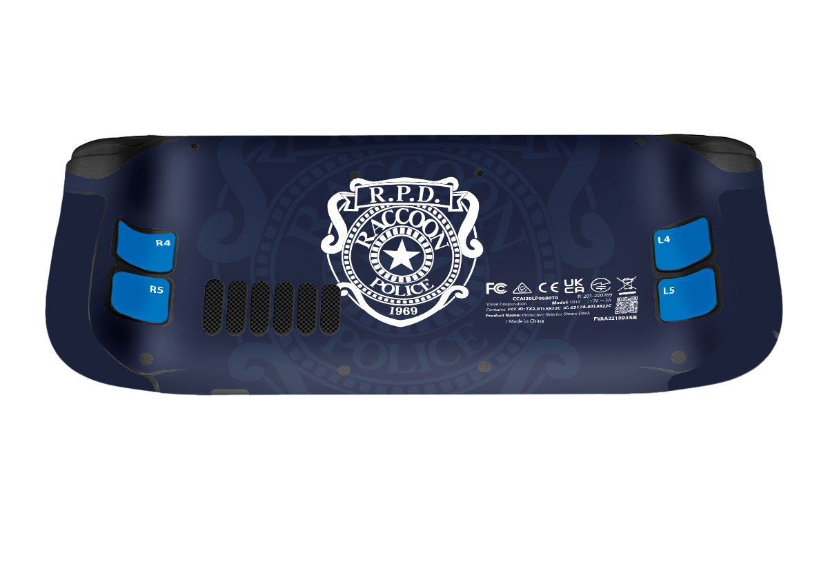 Resident Evil Dep. Raccoon Steam Deck Skin Xonebrand