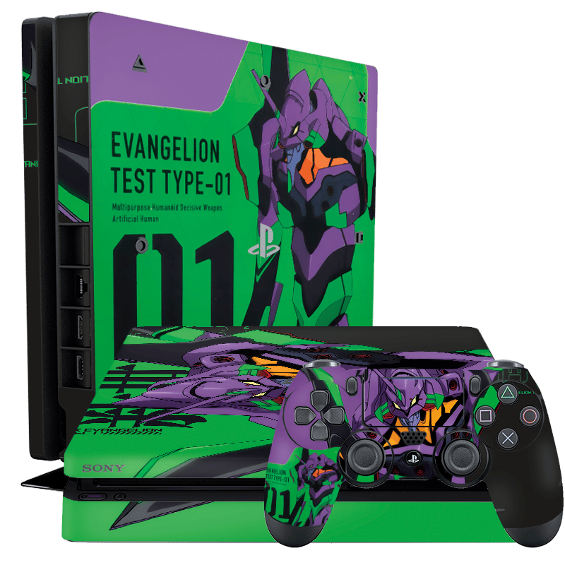 Evangelion Eva 01 Skin Playstation 4 Slim Xonebrand