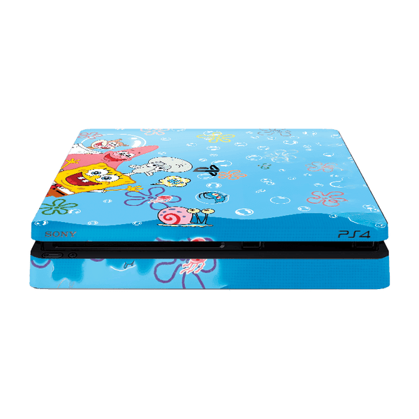 Bob Esponja Skin Playstation 4 Slim Xonebrand